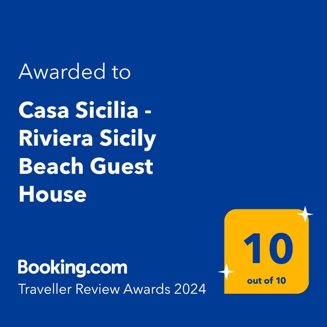 Casa Sicilia - Riviera Sicily Beach Guest House ดอนนาลูกาตา ภายนอก รูปภาพ